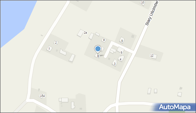 Stary Uścimów, Stary Uścimów, 6, mapa Stary Uścimów