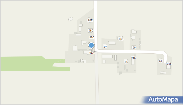 Stary Uścimów, Stary Uścimów, 98A, mapa Stary Uścimów