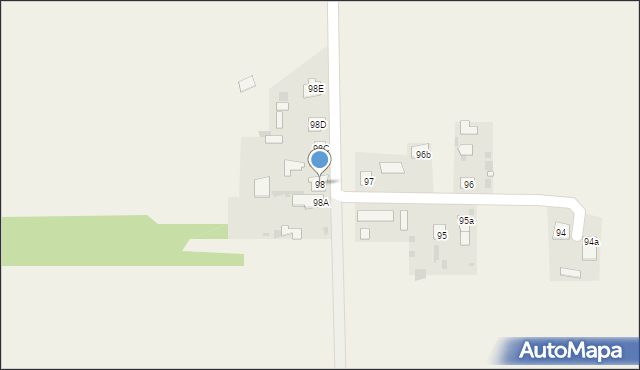 Stary Uścimów, Stary Uścimów, 98B, mapa Stary Uścimów