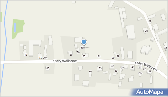 Stary Waliszew, Stary Waliszew, 35C, mapa Stary Waliszew