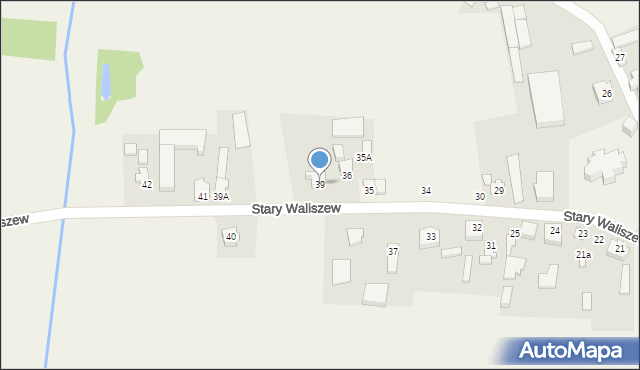 Stary Waliszew, Stary Waliszew, 39, mapa Stary Waliszew
