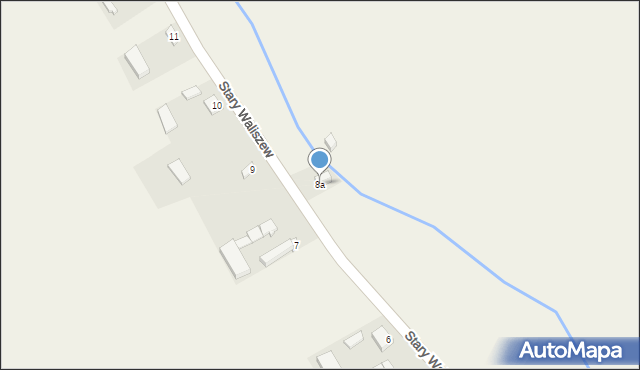 Stary Waliszew, Stary Waliszew, 8a, mapa Stary Waliszew