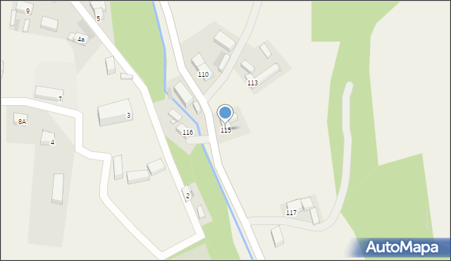 Stary Waliszów, Stary Waliszów, 115, mapa Stary Waliszów