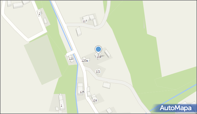 Stary Waliszów, Stary Waliszów, 119, mapa Stary Waliszów