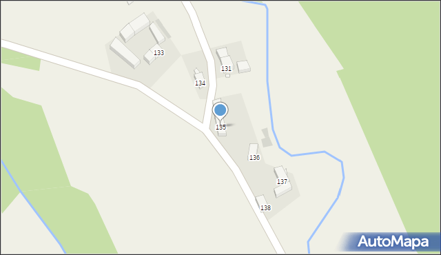 Stary Waliszów, Stary Waliszów, 135, mapa Stary Waliszów