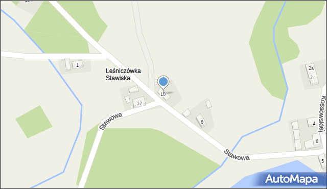 Stary Węgliniec, Stawowa, 10, mapa Stary Węgliniec