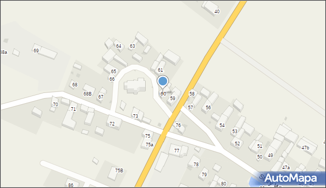 Stary Wiązów, Stary Wiązów, 60, mapa Stary Wiązów