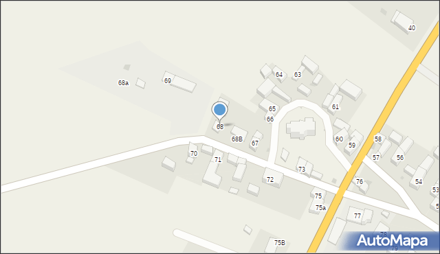 Stary Wiązów, Stary Wiązów, 68, mapa Stary Wiązów