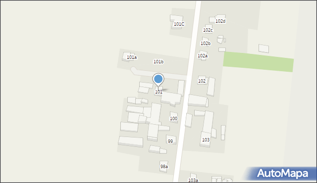 Stary Widzim, Stary Widzim, 101, mapa Stary Widzim