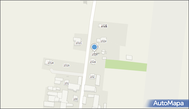 Stary Widzim, Stary Widzim, 102b, mapa Stary Widzim