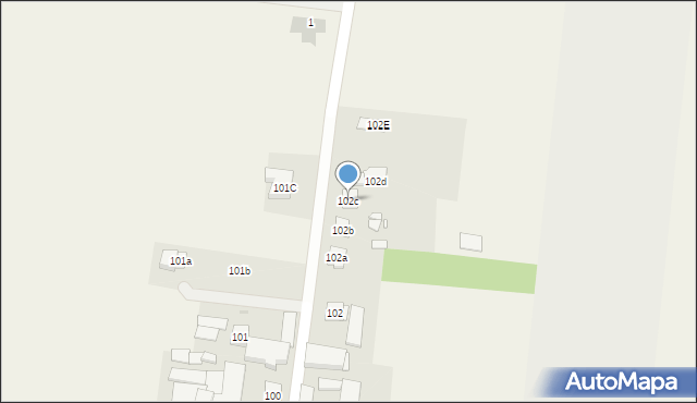 Stary Widzim, Stary Widzim, 102c, mapa Stary Widzim