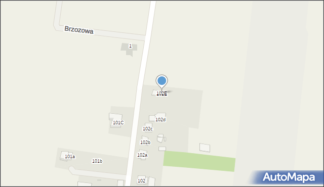 Stary Widzim, Stary Widzim, 102E, mapa Stary Widzim