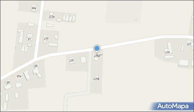 Stary Widzim, Stary Widzim, 105a, mapa Stary Widzim
