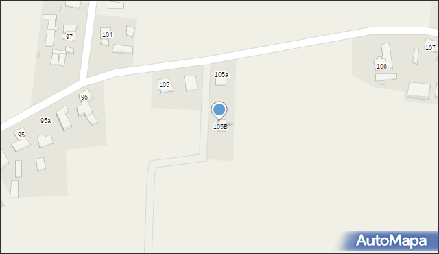 Stary Widzim, Stary Widzim, 105B, mapa Stary Widzim