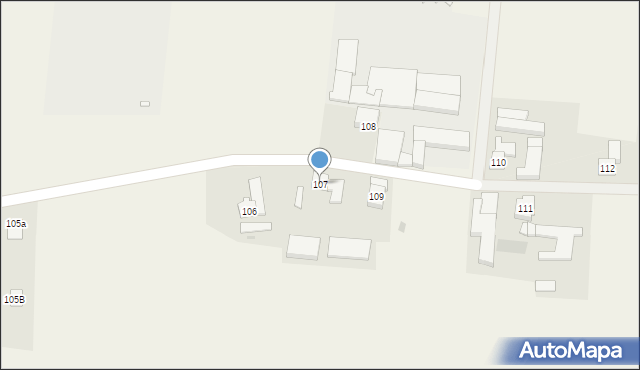 Stary Widzim, Stary Widzim, 107, mapa Stary Widzim