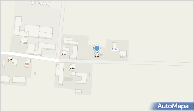 Stary Widzim, Stary Widzim, 112, mapa Stary Widzim