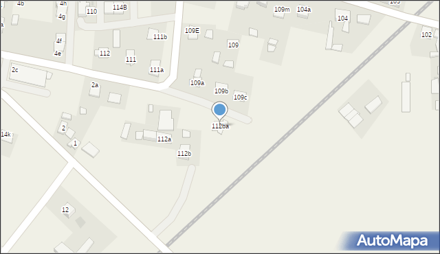 Stary Widzim, Stary Widzim, 112ba, mapa Stary Widzim