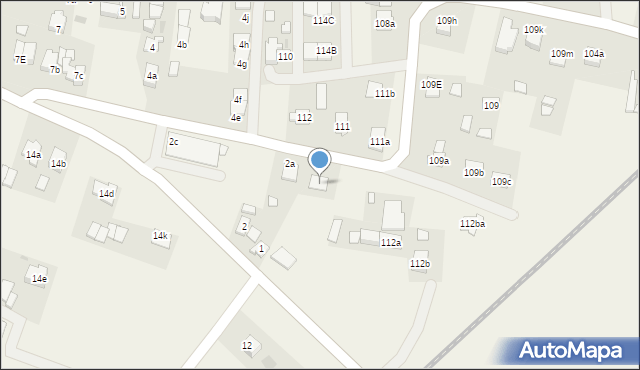 Stary Widzim, Stary Widzim, 112d, mapa Stary Widzim