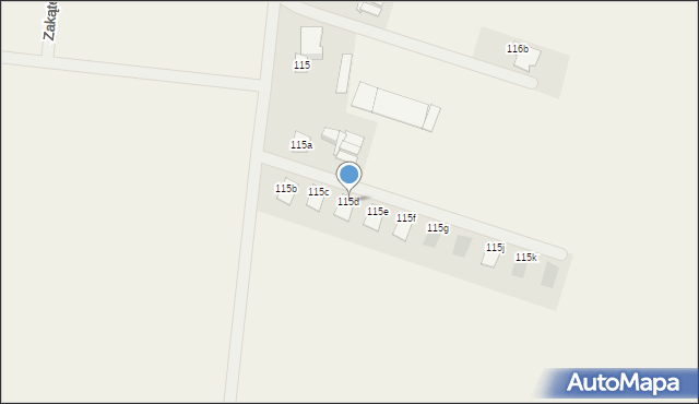 Stary Widzim, Stary Widzim, 115d, mapa Stary Widzim