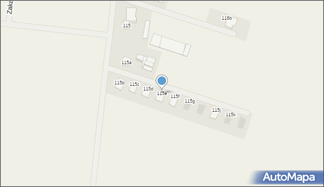 Stary Widzim, Stary Widzim, 115e, mapa Stary Widzim