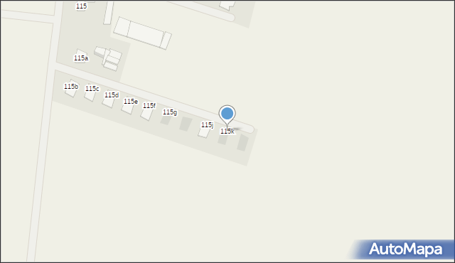 Stary Widzim, Stary Widzim, 115k, mapa Stary Widzim