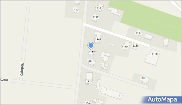 Stary Widzim, Stary Widzim, 117, mapa Stary Widzim