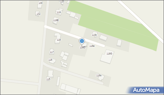 Stary Widzim, Stary Widzim, 118D, mapa Stary Widzim