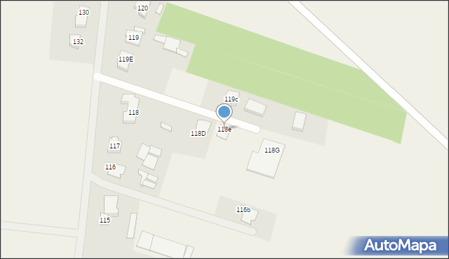 Stary Widzim, Stary Widzim, 118e, mapa Stary Widzim