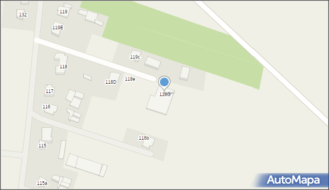 Stary Widzim, Stary Widzim, 118G, mapa Stary Widzim