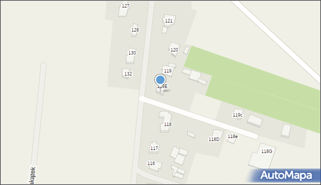 Stary Widzim, Stary Widzim, 119F, mapa Stary Widzim