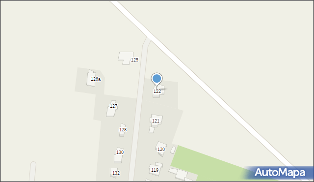 Stary Widzim, Stary Widzim, 122, mapa Stary Widzim