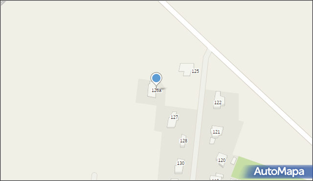 Stary Widzim, Stary Widzim, 126a, mapa Stary Widzim
