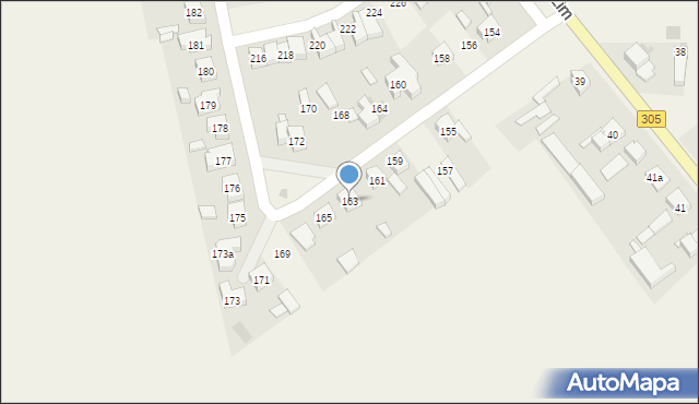 Stary Widzim, Stary Widzim, 163, mapa Stary Widzim