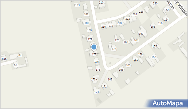 Stary Widzim, Stary Widzim, 177, mapa Stary Widzim