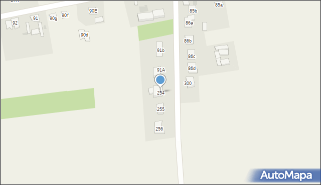 Stary Widzim, Stary Widzim, 254, mapa Stary Widzim