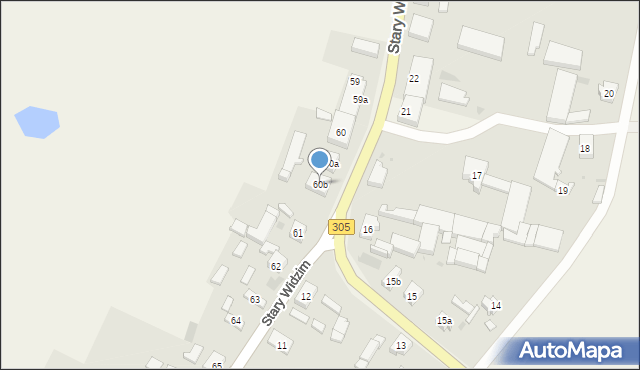 Stary Widzim, Stary Widzim, 60b, mapa Stary Widzim