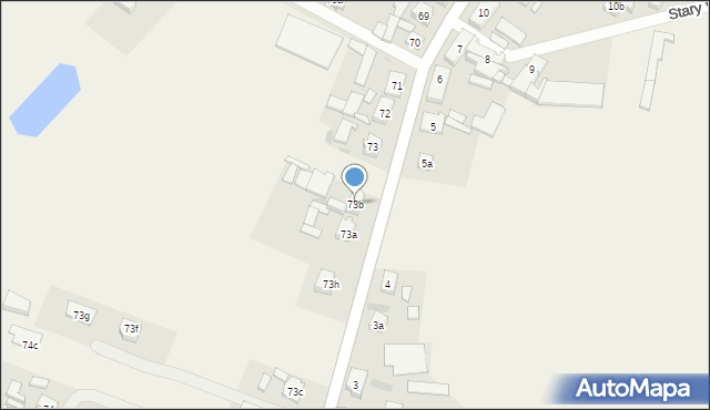 Stary Widzim, Stary Widzim, 73b, mapa Stary Widzim
