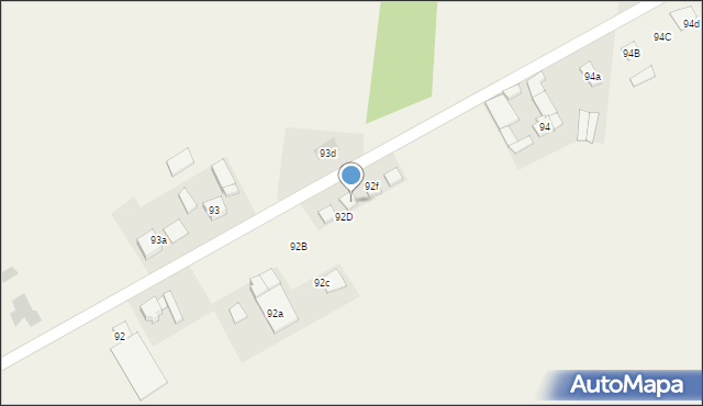 Stary Widzim, Stary Widzim, 92e, mapa Stary Widzim