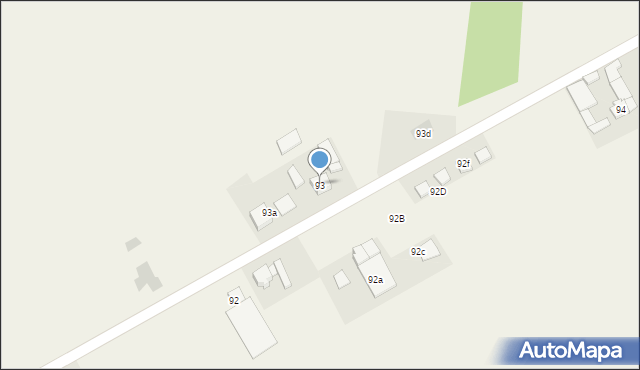Stary Widzim, Stary Widzim, 93, mapa Stary Widzim