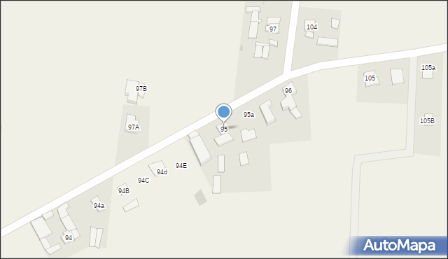 Stary Widzim, Stary Widzim, 95, mapa Stary Widzim