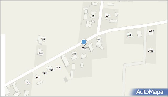Stary Widzim, Stary Widzim, 95a, mapa Stary Widzim
