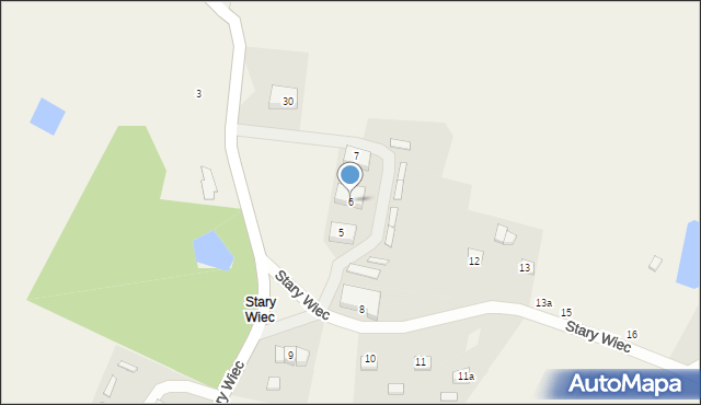 Stary Wiec, Stary Wiec, 6, mapa Stary Wiec