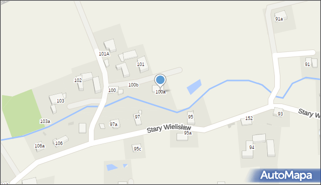 Stary Wielisław, Stary Wielisław, 100a, mapa Stary Wielisław