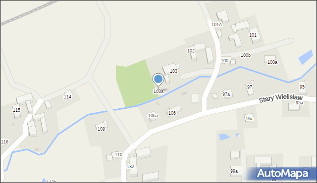 Stary Wielisław, Stary Wielisław, 103a, mapa Stary Wielisław