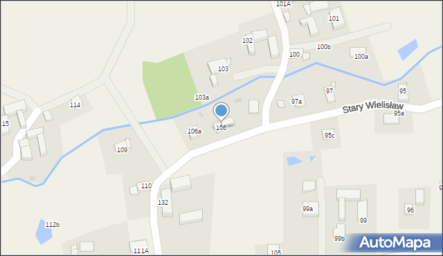 Stary Wielisław, Stary Wielisław, 106, mapa Stary Wielisław