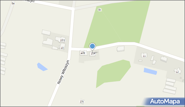 Stary Witoszyn, Stary Witoszyn, 10A, mapa Stary Witoszyn