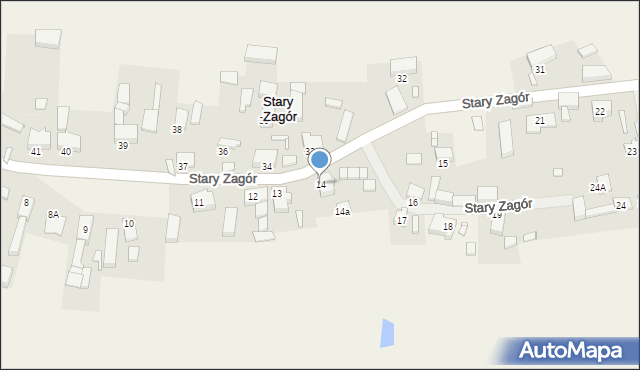 Stary Zagór, Stary Zagór, 14, mapa Stary Zagór