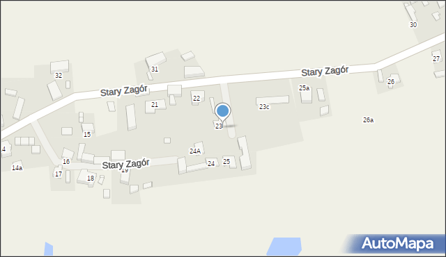 Stary Zagór, Stary Zagór, 23a, mapa Stary Zagór