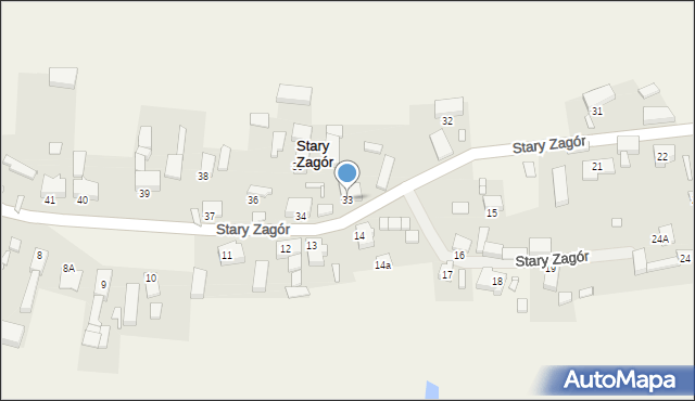 Stary Zagór, Stary Zagór, 33, mapa Stary Zagór