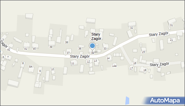 Stary Zagór, Stary Zagór, 34, mapa Stary Zagór